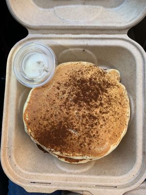 Gunslinger pancakes   at Fox & Fig in Savannah