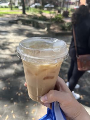 Iced lavender Earl gray latte! AMAZING  at Fox & Fig in Savannah