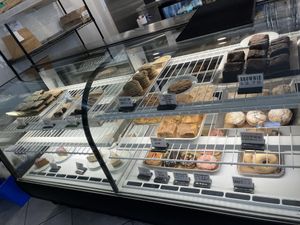 Lots of baked goodies! Didn’t get to try but they looked delicious!  at Fox & Fig in Savannah