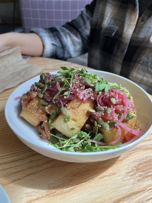 Foxacado toast  at Fox & Fig in Savannah