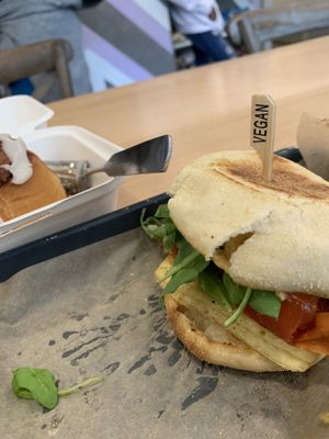 Tasty little sandwich  at Fox & Fig in Savannah