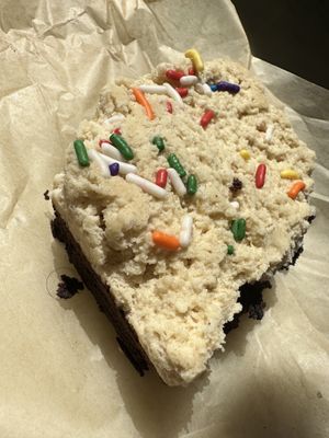 Cake Batter brownie   at Fox & Fig in Savannah