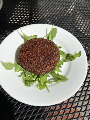 Quinoa patty  at Fox & Fig in Savannah