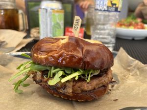 Fox Burger  at Fox & Fig in Savannah