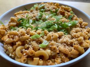 Chipotle Mac and cheese at Fox & Fig in Savannah