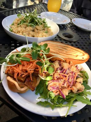 Tempeh sandwich  at Fox & Fig in Savannah