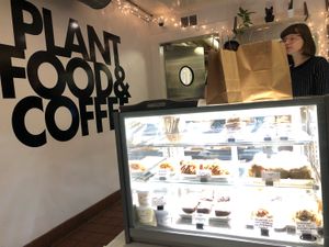 Pastry options at Fox & Fig in Savannah