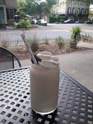 Delicious - white chocolate & peanutbutter shake at Fox & Fig in Savannah