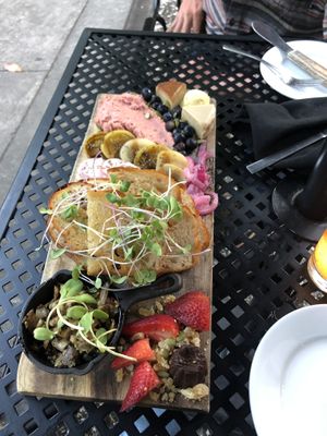 amazing sampler plate at Fox & Fig in Savannah