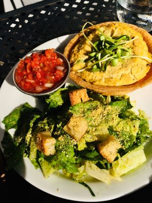 Breakfast quich at Fox & Fig in Savannah