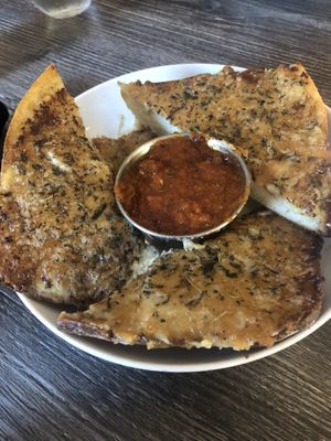 Cashew Cheese Garlic Bread at Fox & Fig in Savannah