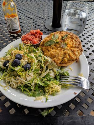 Eggless Quiche at Fox & Fig in Savannah