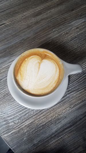 Vanilla cashew-hemp breve at Fox & Fig in Savannah