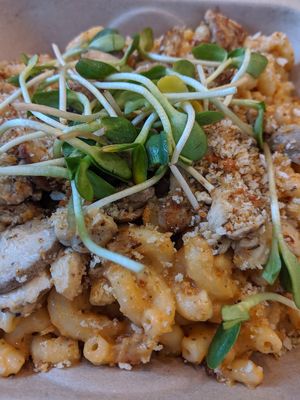 Mushroom Mac & cheese at Fox & Fig in Savannah
