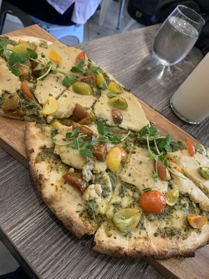 Pesto pizza at Fox & Fig in Savannah