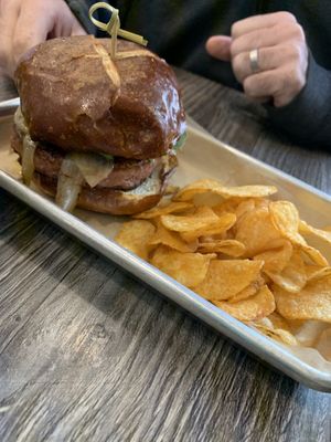 Fox Burger at Fox & Fig in Savannah