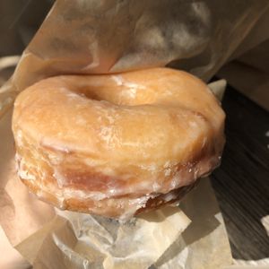 Glazed donut at Fox & Fig in Savannah