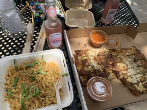 The cashew cheese garlic bread CANNOT be missed! at Fox & Fig in Savannah