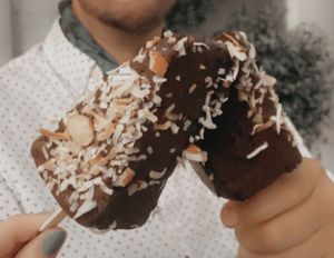 Almond joy cheesecake pops at Fox & Fig in Savannah