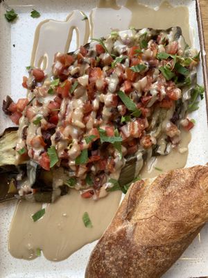 Eggplant   at Chateau Shual in Tel Aviv