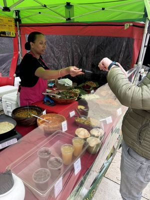   at Rainforest Creations - Market Stall in South West London