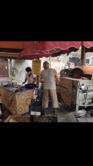 Stand de vente  at Socca - Food Truck in Antibes