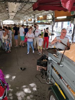 Directly from the oven at Socca - Food Truck in Antibes