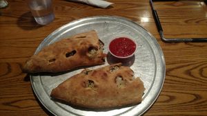 Calzone!!! at Mellow Mushroom in Lexington