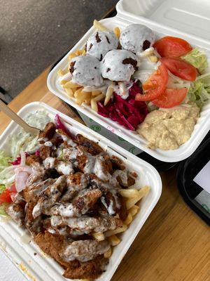 Döner Chip Box + Mezze Box at What The Pitta in North West London