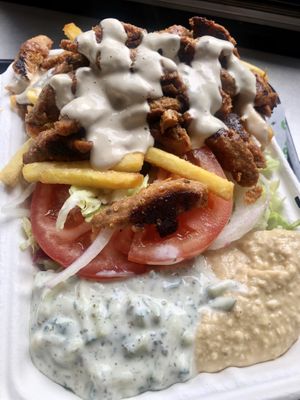 Doner Chip Box - DELICIOUS !  at What The Pitta in North West London