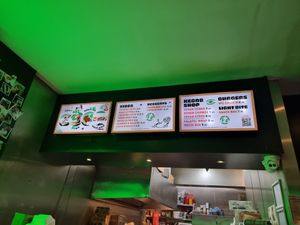 Menu display at What The Pitta in North West London