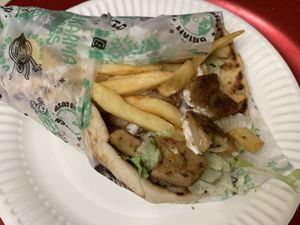 Vegan Cick’n Gyros  at What The Pitta in North West London