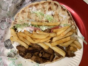 Vegan Döner Gyros  at What The Pitta in North West London