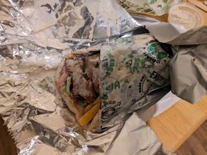 Chicken gtros at What The Pitta in North West London