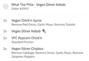   at What The Pitta in North West London