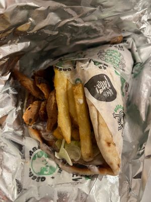 Doner gyros so good! at What The Pitta in North West London