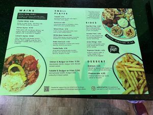 Menu  at What The Pitta in North West London