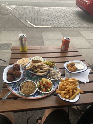 Wauw!  Lovely place with great menu en tasty food.  at What The Pitta in North West London