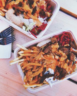 Döner Chip Box at What The Pitta in North West London