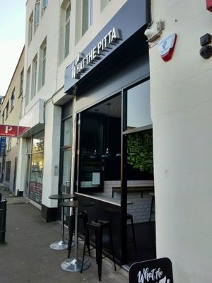 aye at What The Pitta in North West London