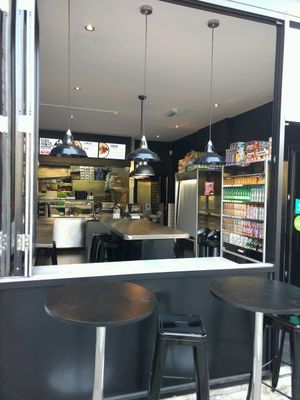 inside at What The Pitta in North West London