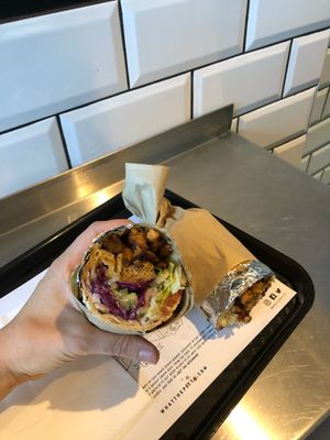 Vegan döner at What The Pitta in North West London