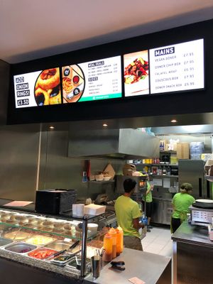 Inside at What The Pitta in North West London