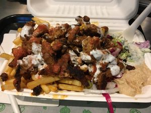 Döner chips box 🤤😍 at What The Pitta in North West London