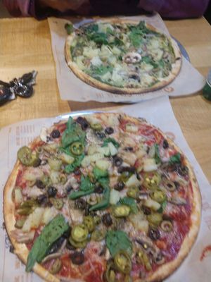 Build your own at Blaze Pizza in Normal