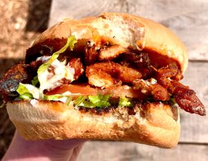 Buffalo ranch chickun sandwich at Murray Hillbilly in Jacksonville