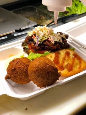 The Bubba with Hush Puppies at Murray Hillbilly in Jacksonville