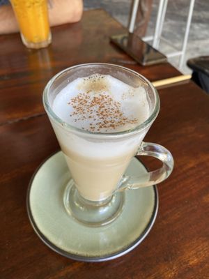 Hot coconut latte   at Aleena - Food Stall in Koh Lanta