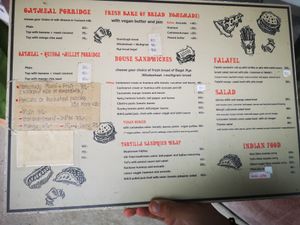 Vegan menu at Aleena - Food Stall in Koh Lanta