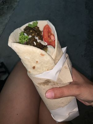 Vegan falafel wrap  at Aleena - Food Stall in Koh Lanta
